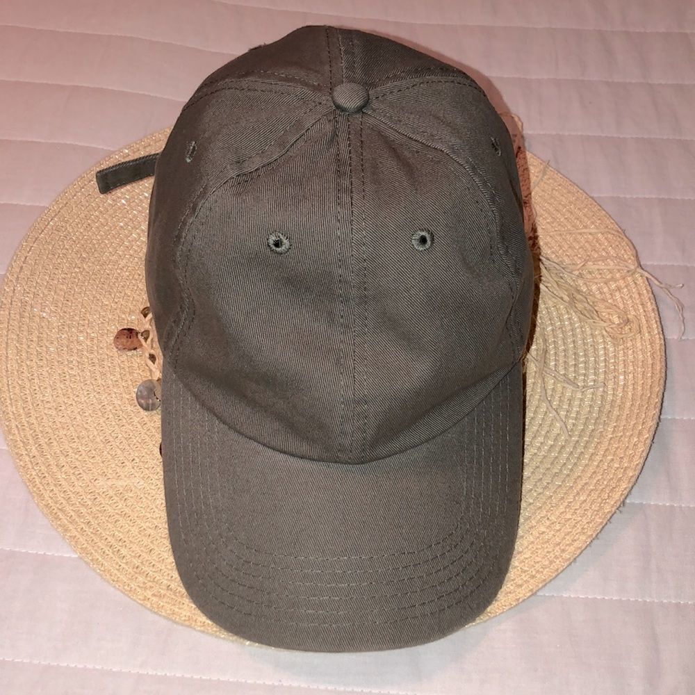 NICE Camo Green Plain Cotton Unisex Cap with adjustable back and clasp